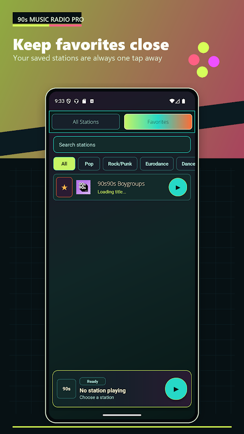 90s Music Radio Pro screenshot