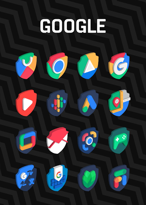 3D Shield – Icon Pack screenshot
