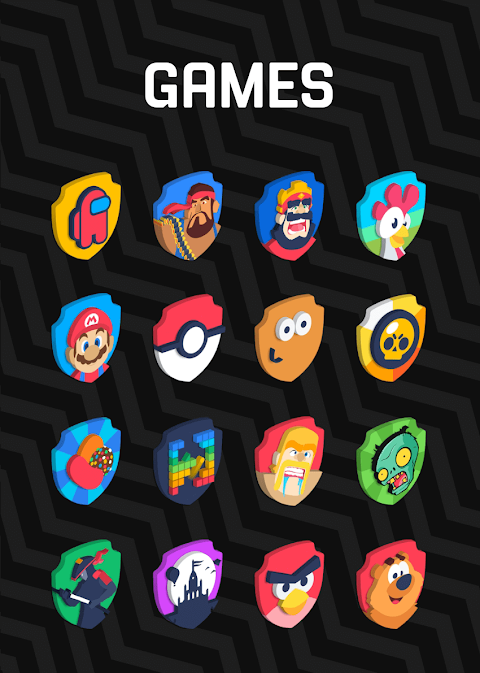 3D Shield – Icon Pack screenshot