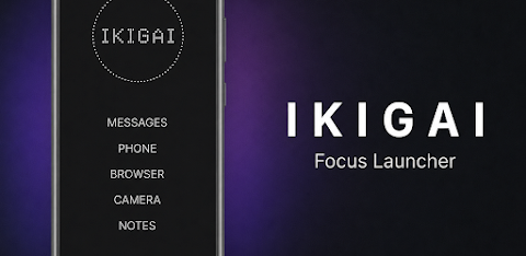 Ikigai: Focus Launcher screenshot