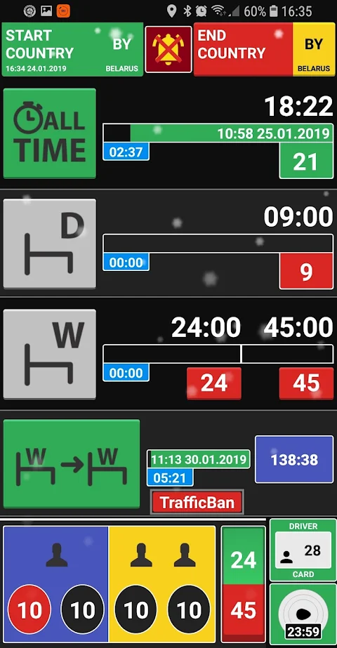 AntiBAG Tachograph screenshot