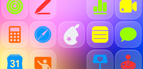 iGlass Colors OS Icon Pack screenshot