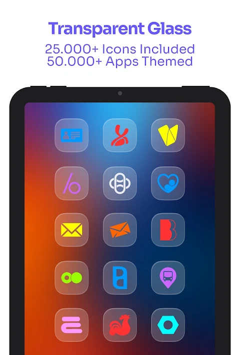 iGlass Colors OS Icon Pack screenshot