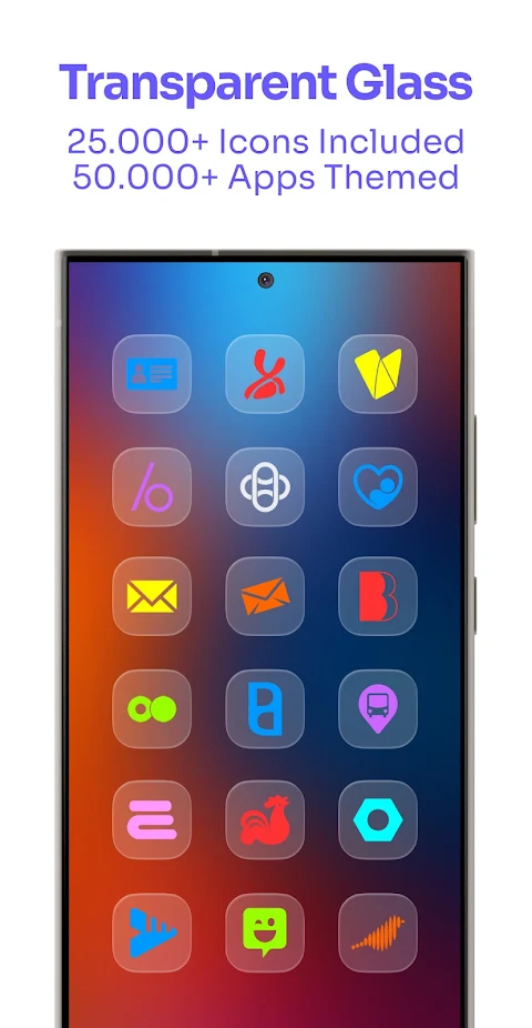 iGlass Colors OS Icon Pack screenshot