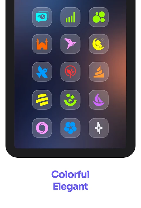 iGlass Colors OS Icon Pack screenshot