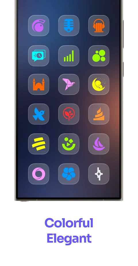 iGlass Colors OS Icon Pack screenshot