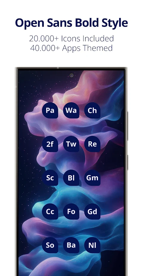 Letters Material You Icon Pack screenshot