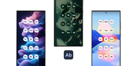 Letters Material You Icon Pack screenshot