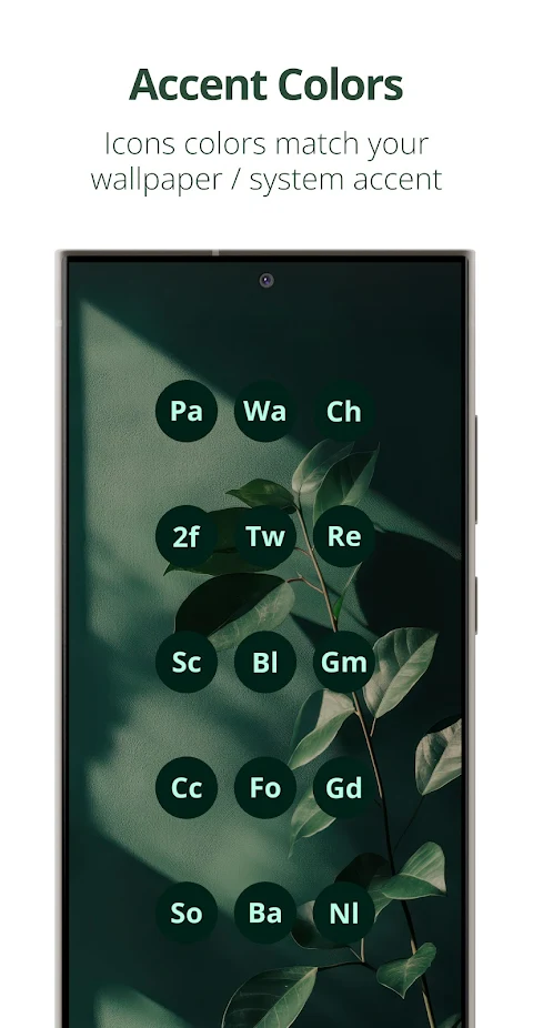 Letters Material You Icon Pack screenshot