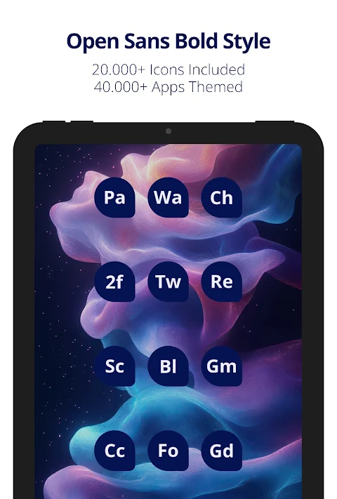 Letters Material You Icon Pack screenshot
