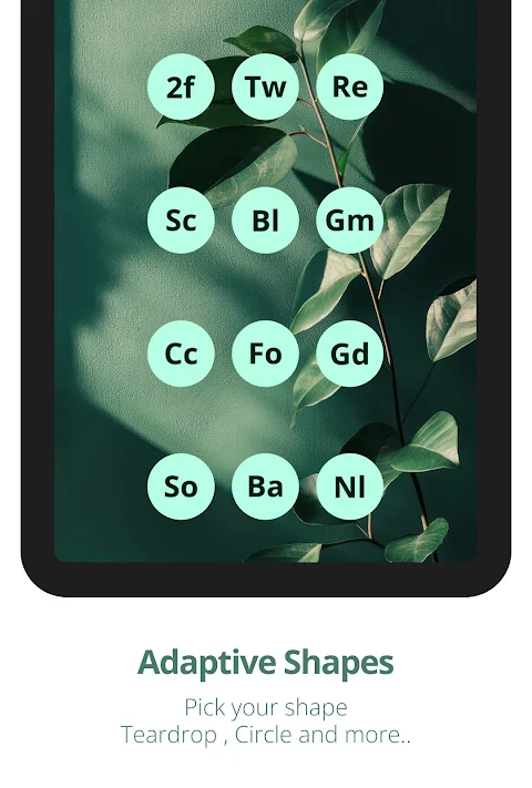 Letters Material You Icon Pack screenshot