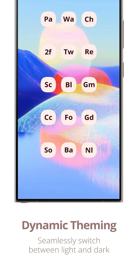 Letters Material You Icon Pack screenshot