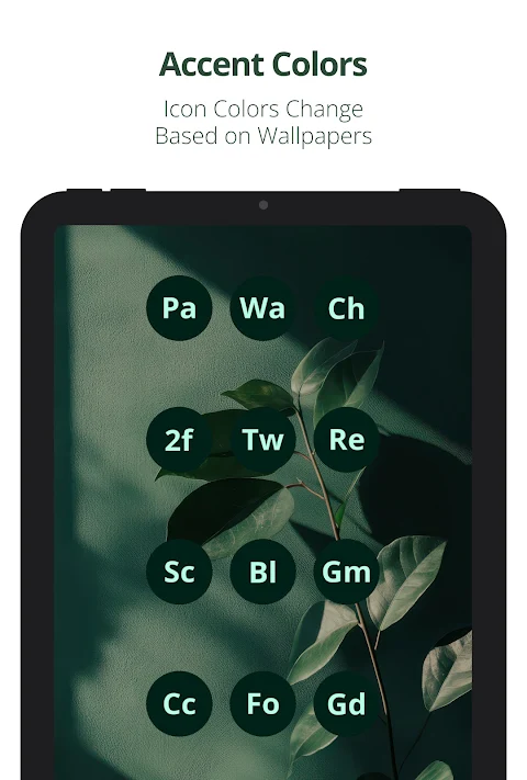 Letters Material You Icon Pack screenshot