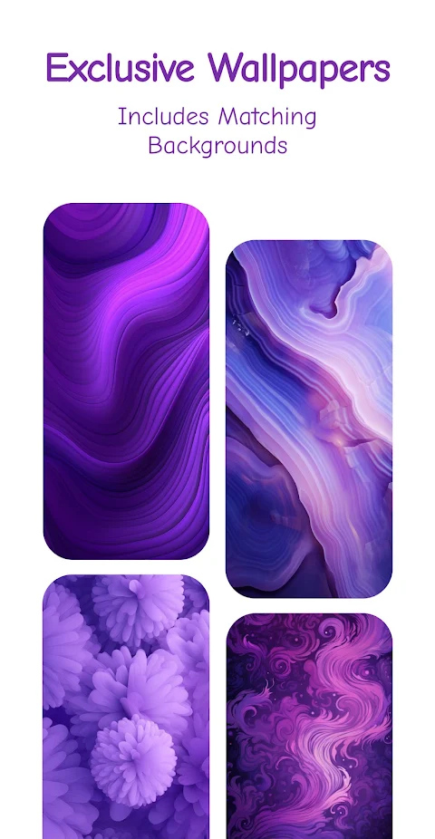 Purple Obsidian Icon Pack screenshot