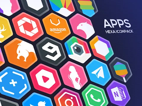 Hexa Icon Pack : Hexagonal screenshot
