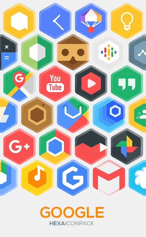 Hexa Icon Pack : Hexagonal screenshot