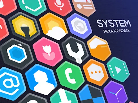 Hexa Icon Pack : Hexagonal screenshot