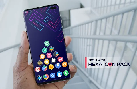 Hexa Icon Pack : Hexagonal screenshot