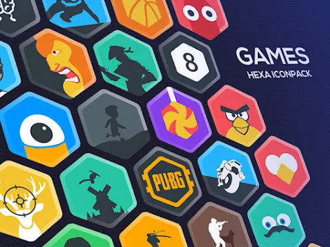 Hexa Icon Pack : Hexagonal screenshot