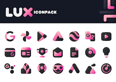 Pink IconPack : LuX screenshot