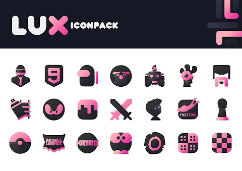 Pink IconPack : LuX screenshot