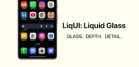 LiqUI: Liquid Glass Icon Pack screenshot