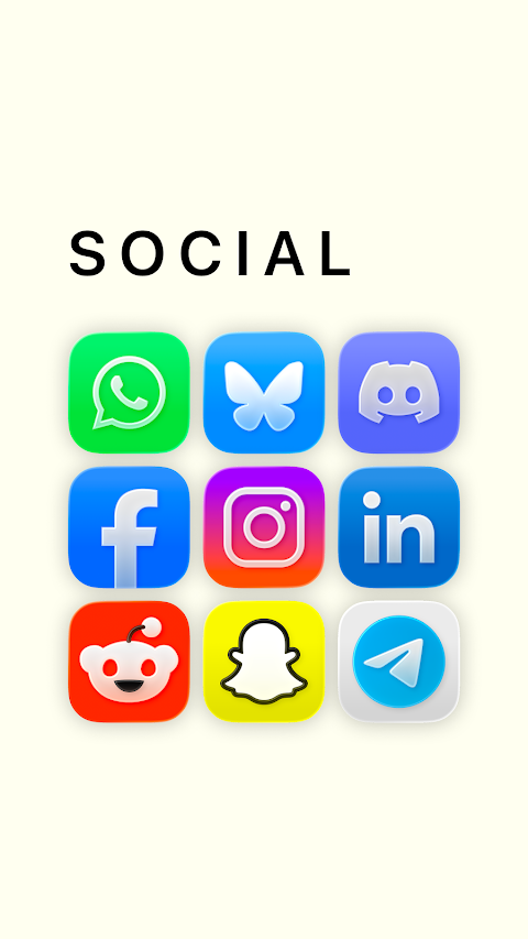 LiqUI: Liquid Glass Icon Pack screenshot
