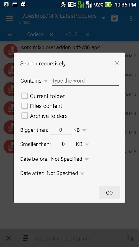 MiXplorer Silver File Manager screenshot