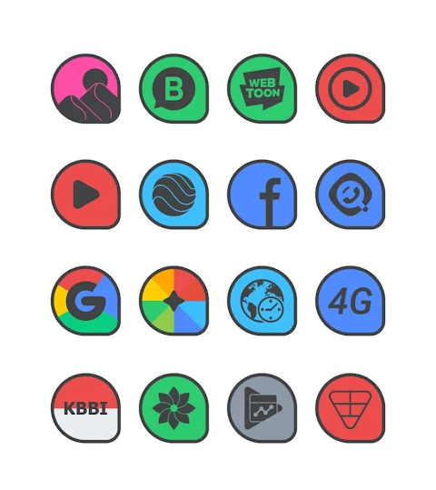 Drop Dark – Icon Pack screenshot