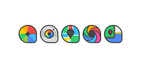 Drop Dark – Icon Pack screenshot