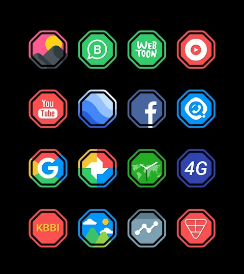 OctaRing – Icon Pack screenshot