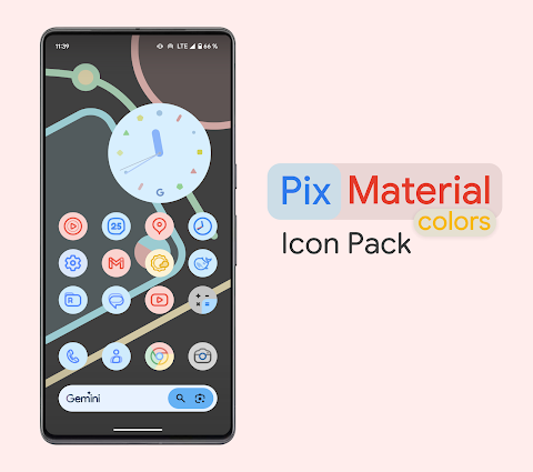 Pix Material Colors Icon Pack screenshot