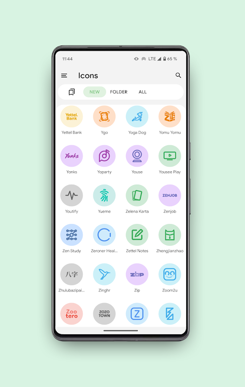 Pix Material Colors Icon Pack screenshot