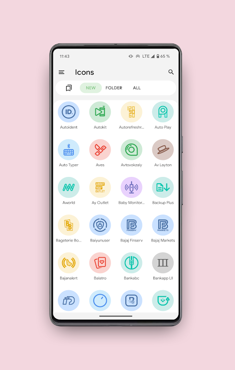 Pix Material Colors Icon Pack screenshot