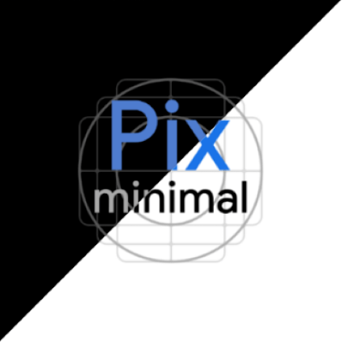 Pix-Minimal Black/White Icons screenshot