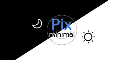 Pix-Minimal Black/White Icons screenshot