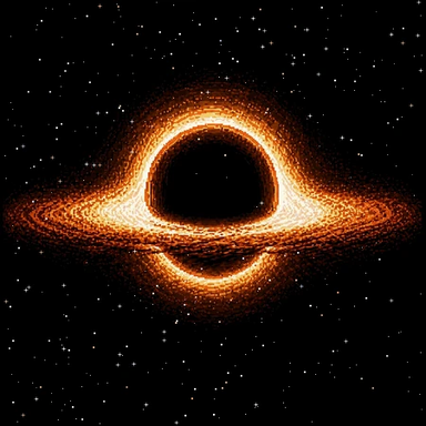 Deep Horizon: Pixel Black Hole screenshot