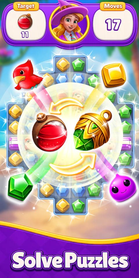 Jewels Match 3 Puzzle: Offline screenshot
