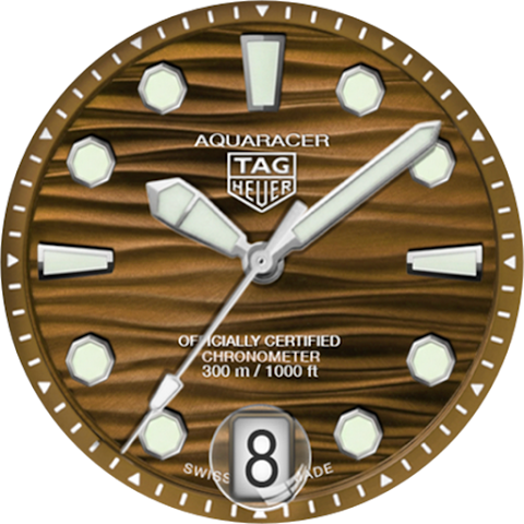 TAG Heuer Aquaracer Watch Face screenshot