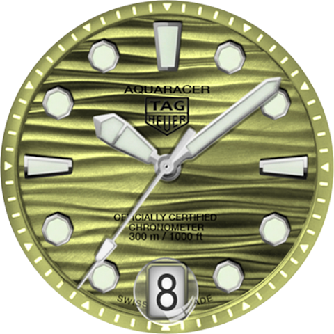 TAG Heuer Aquaracer Watch Face screenshot