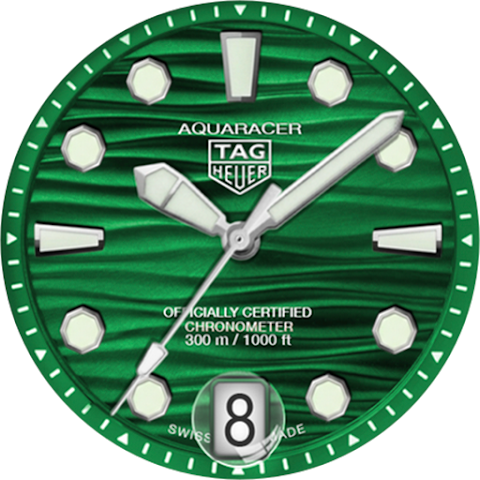 TAG Heuer Aquaracer Watch Face screenshot