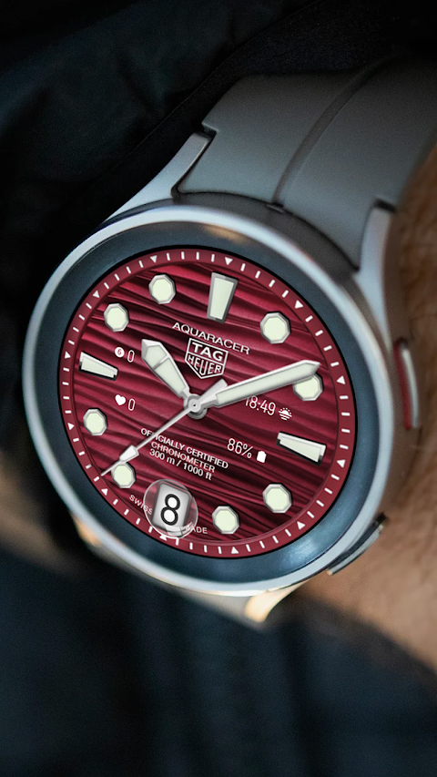 TAG Heuer Aquaracer Watch Face screenshot