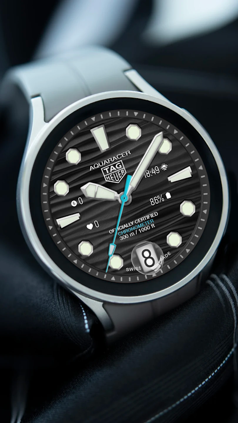 TAG Heuer Aquaracer Watch Face screenshot
