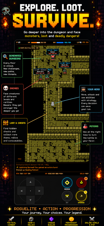 Pocket Dungeon Online: RPG screenshot