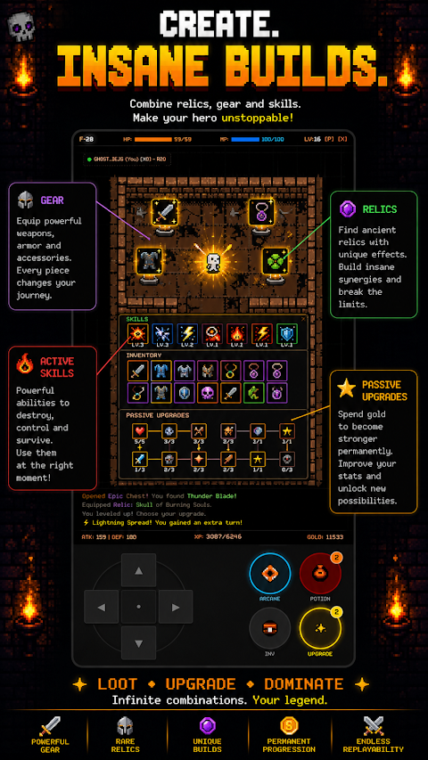 Pocket Dungeon Online: RPG screenshot