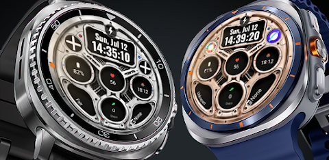 A112 KHIM Mecha Watch Face screenshot