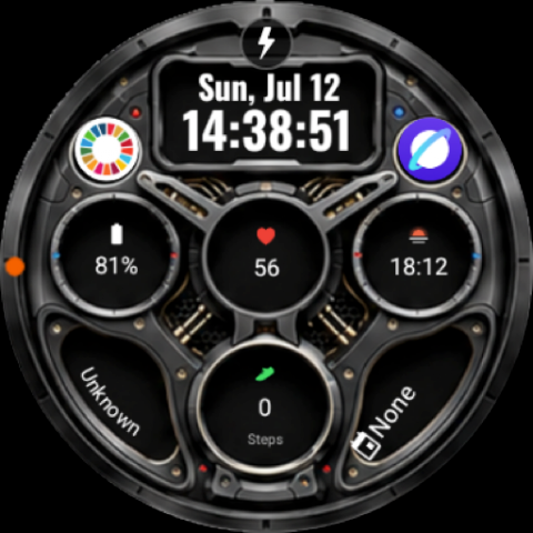 A112 KHIM Mecha Watch Face screenshot