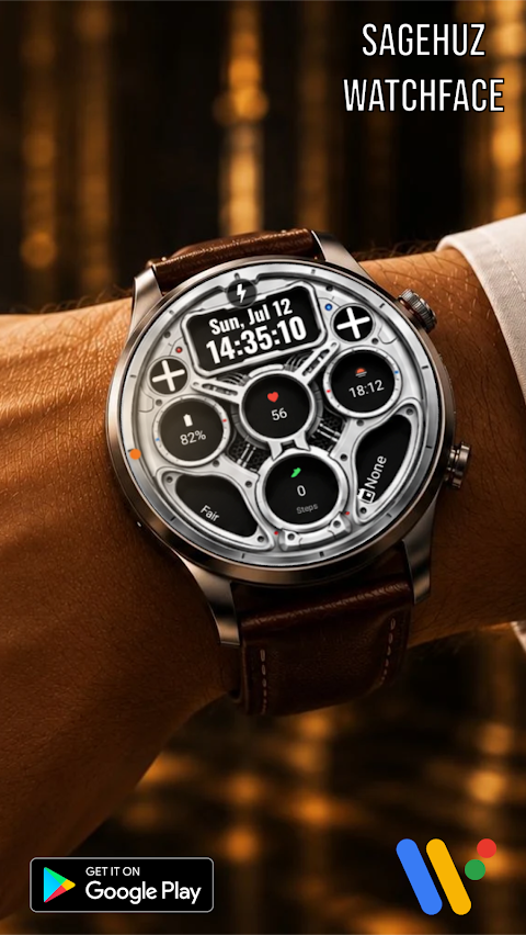 A112 KHIM Mecha Watch Face screenshot