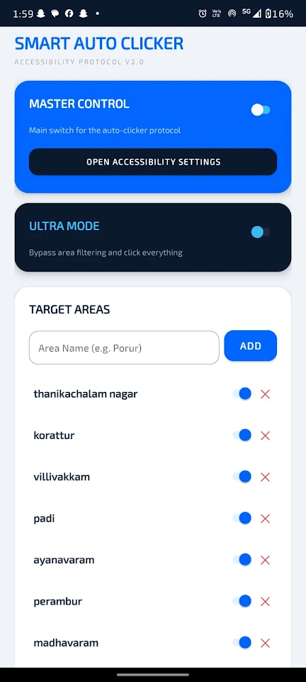 Smart auto clicker(assistent) screenshot