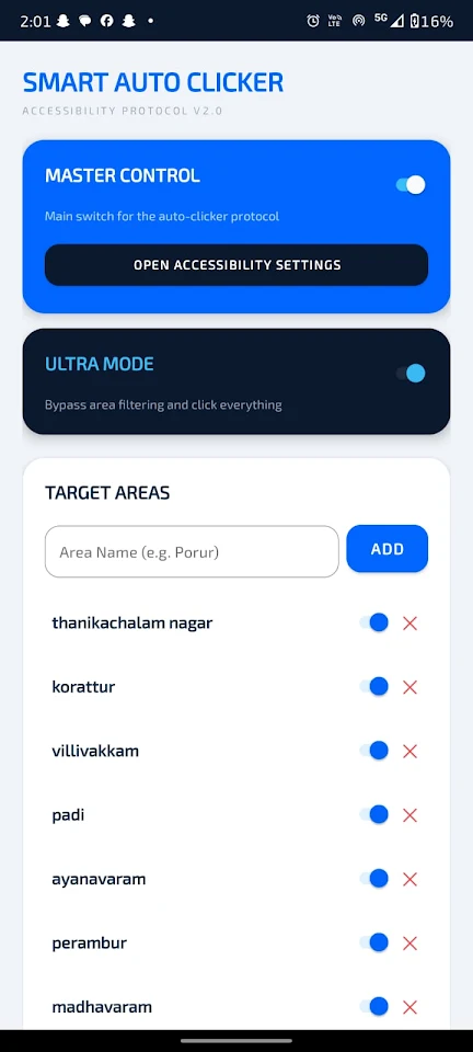 Smart auto clicker(assistent) screenshot